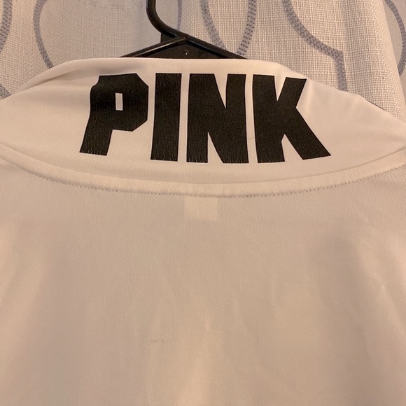 PINK by Victoria’s Secret Ultimate Grey and White Quarterzip - Picture 4 of 4